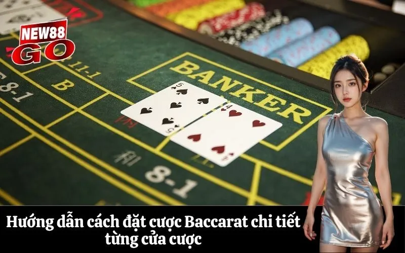 Hướng dẫn cách đặt cược Baccarat chi tiết từng cửa cược