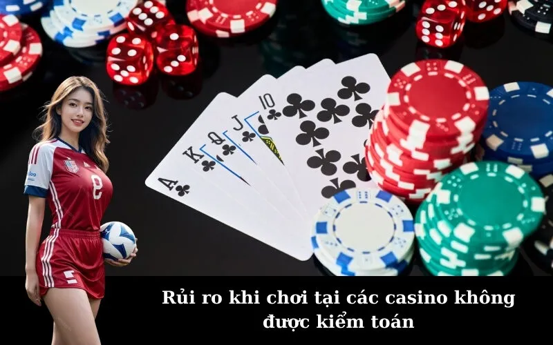 Rủi ro khi chơi tại các casino không được kiểm toán