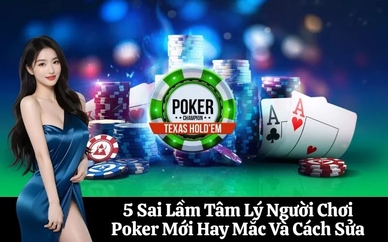 5 Sai Lầm Tâm Lý Người Chơi Poker Mới Hay Mắc Và Cách Sửa
