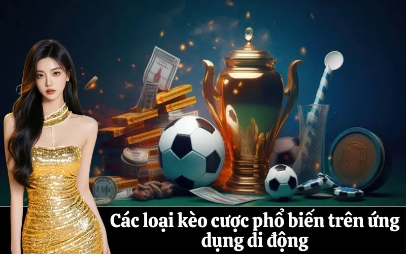 Các loại kèo cược phổ biến trên ứng dụng di động